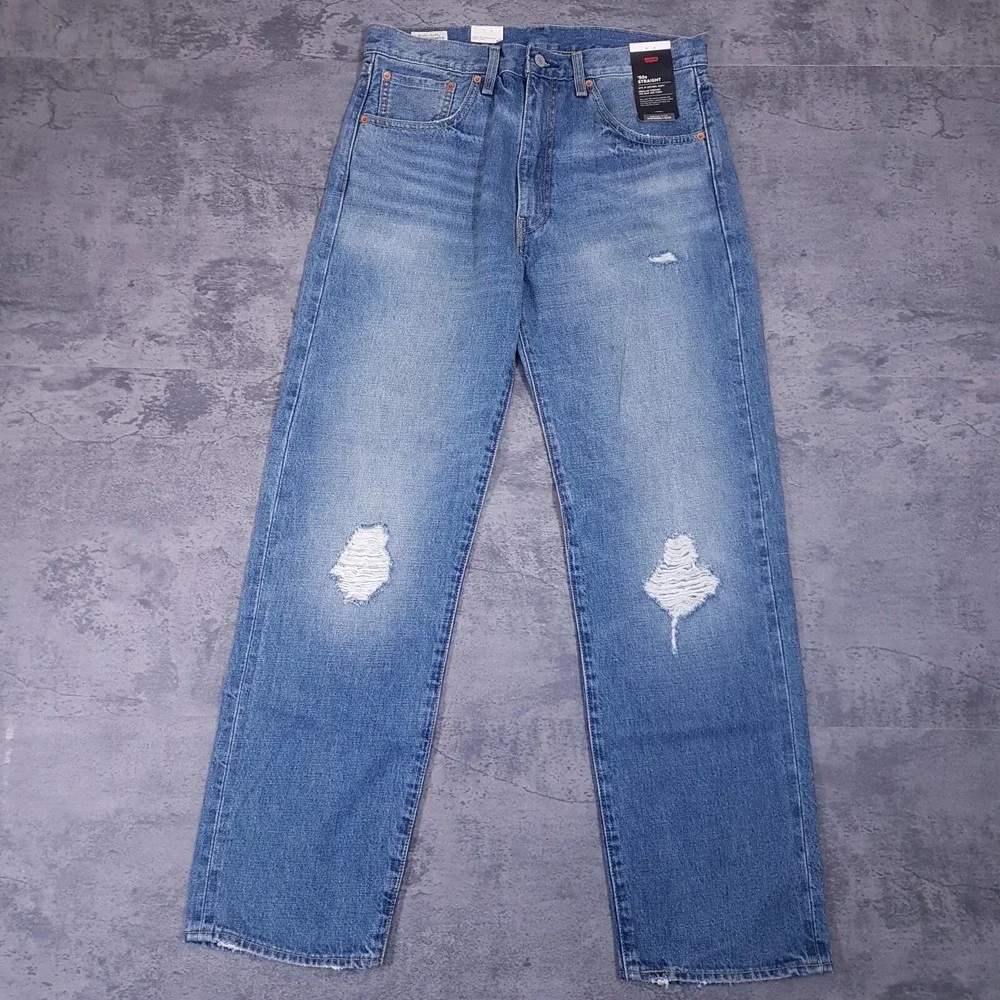LEVI'S Lot 50's‎ Straight Premium Quality Selvedge Denim Jeans Mens Size 32x32